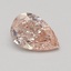 0.87 Ct. Fancy Intense Pink Pear Lab Grown Diamond