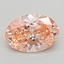 1.58 Ct. Fancy Vivid  Pink Oval Lab Grown Diamond