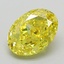 1.74 Ct. Fancy Intense Yellow Oval Lab Grown Diamond