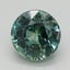 6.7x6.6mm Teal Round Montana Sapphire
