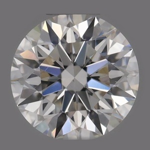 Round diamond — real photo