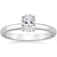 Platinum Comfort Fit 2.5mm Ring, smalltop view