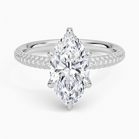 Platinum Valencia Diamond Ring (1/3 ct. tw.)