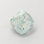 0.81 Ct. Fancy  Green Cushion Lab Grown Diamond