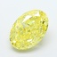 3.57 Ct. Fancy Intense  Yellow Oval Lab Grown Diamond