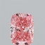1.53 Ct. Fancy Vivid Pink Cushion Lab Grown Diamond