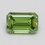 1.07 Ct. Fancy Vivid Green Emerald Lab Grown Diamond