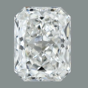 Radiant diamond — real photo