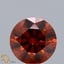 1.00 Ct. Fancy Vivid Orange Round Lab Grown Diamond