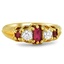 Retro Ruby Vintage Ring