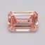 1.57 Ct. Fancy Intense Pink Emerald Lab Grown Diamond
