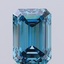 1.93 Ct. Fancy Vivid Blue Emerald Lab Grown Diamond