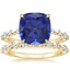 18K Yellow Gold Versailles Diamond Bridal Set (3/4 ct. tw.)