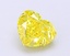1.84 Ct. Fancy Vivid Yellow Heart Lab Grown Diamond