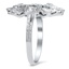 The Angora Ring, smalltop view on a hand
