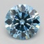 1.88 Ct. Fancy Vivid Blue Round Lab Grown Diamond