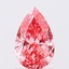 1.12 Ct. Fancy Vivid Pink Pear Lab Grown Diamond