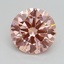 1.73 Ct. Fancy Intense Pink Round Lab Grown Diamond