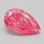 1.08 Ct. Fancy Vivid Pink Pear Lab Grown Diamond