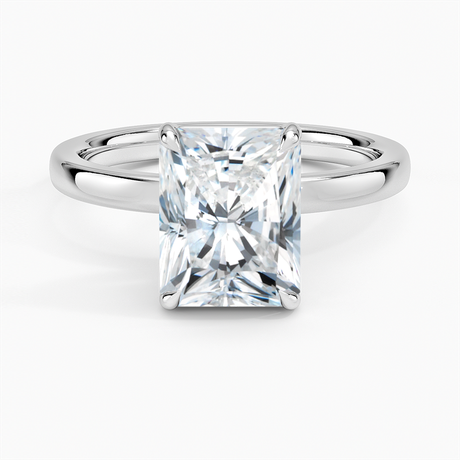 18K White Gold Fairmined Perfect Fit Solitaire 2mm Ring