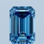 2.12 Ct. Fancy Vivid Blue Emerald Lab Grown Diamond