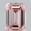 1.63 Ct. Fancy Intense Pink Emerald Lab Grown Diamond