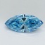0.50 Ct. Fancy Vivid Malibu Blue Marquise Lab Grown Diamond