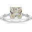 18K White Gold Versailles One-Quarter Coverage Diamond Ring, smalltop view