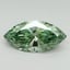 1.54 Ct. Fancy Vivid Pacific Green Marquise Lab Grown Diamond