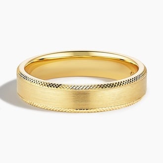 Beveled Edge Maverick 5mm Wedding Ring