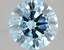 2.54 Ct. Fancy Vivid Blue Round Lab Grown Diamond