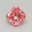 0.43 Ct. Fancy Vivid Pink Radiant Lab Grown Diamond