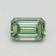 0.71 Ct. Fancy Intense Pacific Green Emerald Lab Grown Diamond