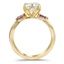 Blooming Diamond Ring, smallside view