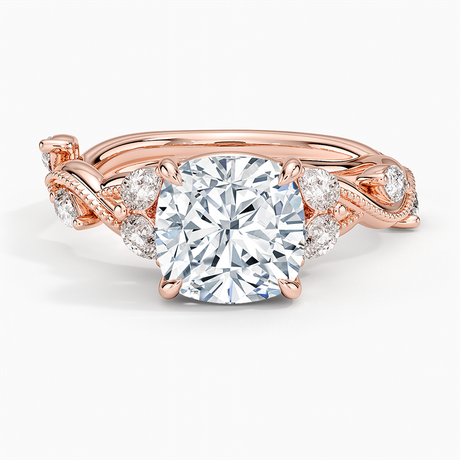 14K Rose Gold Vintage Secret Garden Diamond Ring (3/8 ct. tw.)