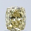 1.05 Ct. Fancy Intense Yellow Cushion Lab Grown Diamond