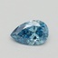 0.37 Ct. Fancy Vivid Blue Pear Lab Grown Diamond