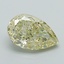 1.21 Ct. Fancy Yellow Pear Lab Grown Diamond