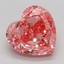3.40 Ct. Fancy Vivid Pink Heart Lab Grown Diamond