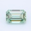 0.94 Ct. Fancy Intense Green Emerald Lab Grown Diamond