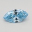 0.32 Ct. Fancy Vivid Blue Marquise Lab Grown Diamond