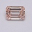 2.00 Ct. Fancy Pink Emerald Lab Grown Diamond