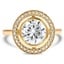 Custom Aura Inspired Diamond Ring