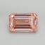10.53 Ct. Fancy Vivid Pink Emerald Lab Grown Diamond