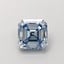 0.83 Ct. Fancy Vivid Blue Asscher Lab Grown Diamond