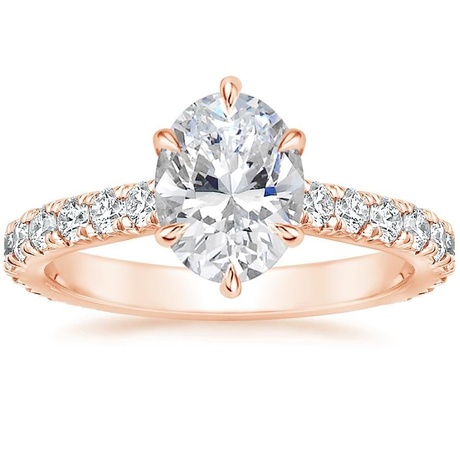 14K Rose Gold Luxe Sienna Diamond Bridal Set (1 1/8 ct. tw.)