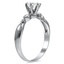 The Georgina Ring, smalltop view on a hand