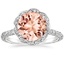 18K White Gold Nova Halo Diamond Ring (1/2 ct. tw.), smalltop view