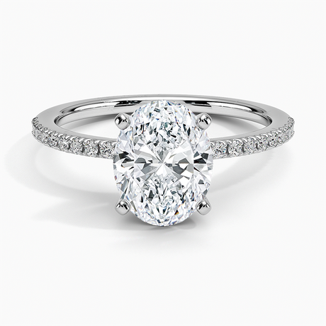 Scalloped Pavé Diamond Ring