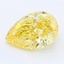 1.03 Ct. Fancy Vivid Yellow Pear Lab Grown Diamond